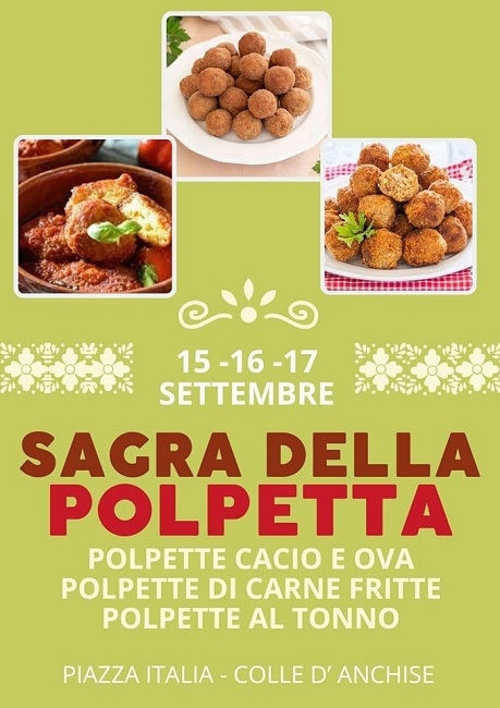 sagra polpetta colle anchise