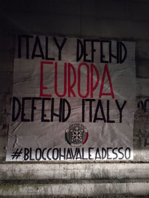 Casapound Azione Europea Contro L Immigrazione Serve Un Blocco