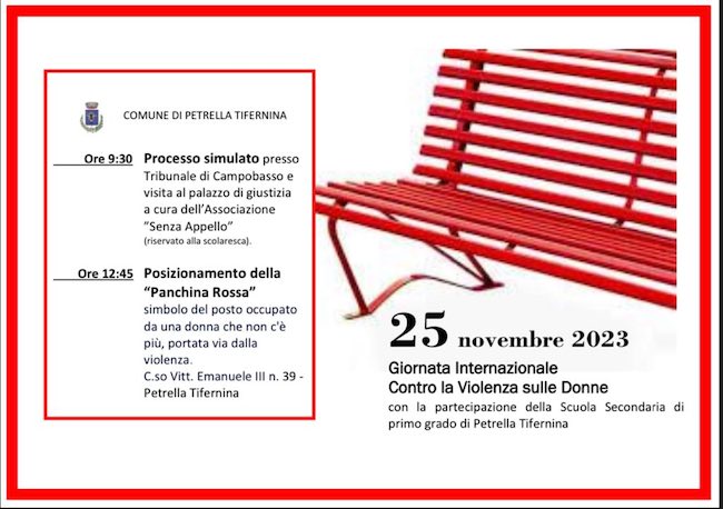 25 novembre 2023 iniziativa