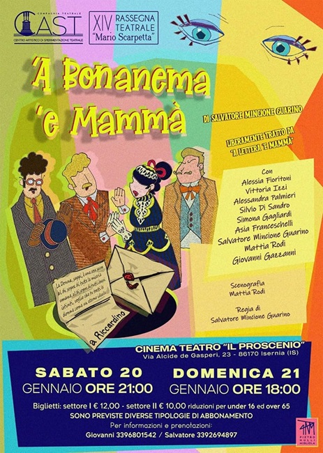 commedia diale ttale il proscenio