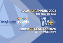 open day alfano 13-20 gennaio 2024