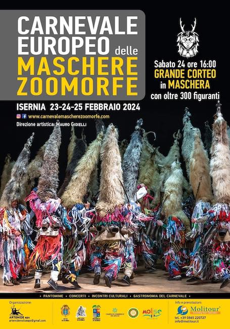 carnevale maschere zoomorfe 2024 isernia