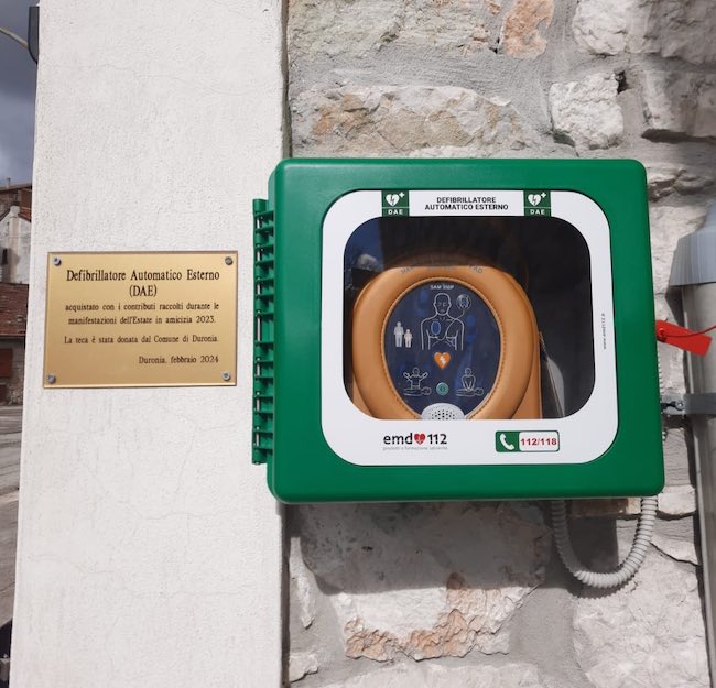 defibrillatore automatico esterno duronia