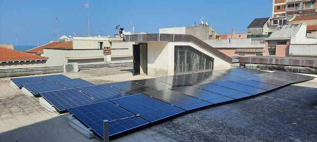 nuovo impianto fotovoltaico ufficio postale termoli