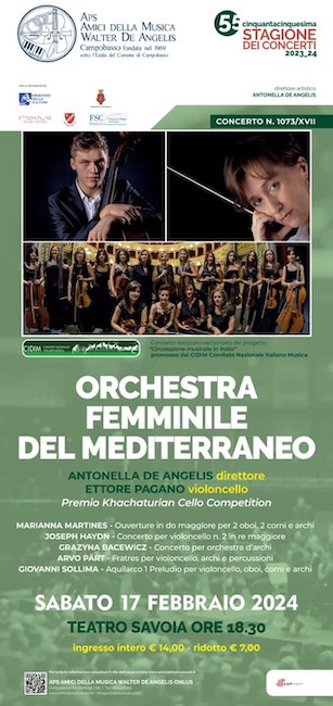 orchestra del mediterraneo 17 febbraio 2024
