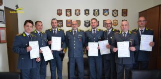 Gdf Isernia, consegnate le croci di anzianità di servizio