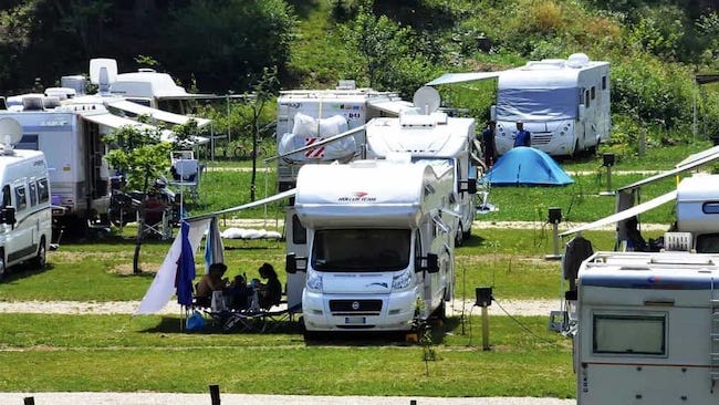 area sosta camper