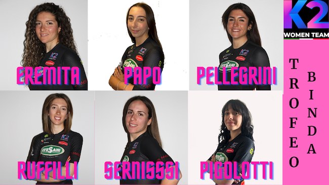 line up trofeo binda k2 women team