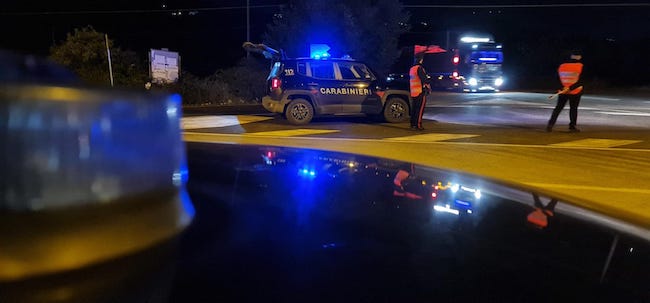 posto blocco carabinieri