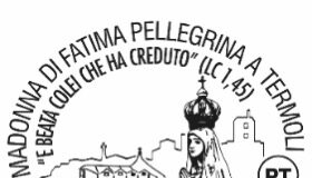 Pellegrinaggio della Madonna di Fatima a Termoli: annullo filatelico