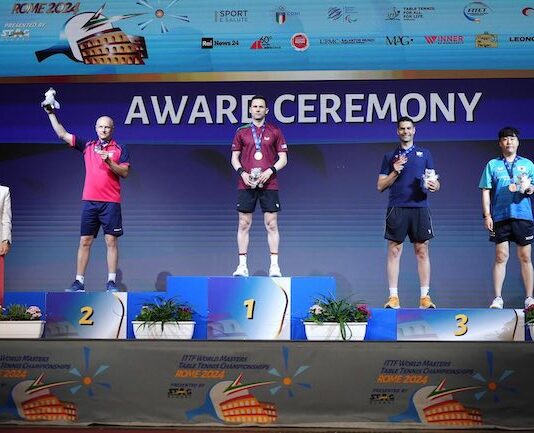 premiazione romualdo manna 3 posto singolare maschile