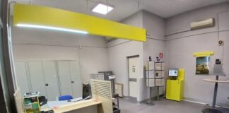 ufficio postale molisano post lavori