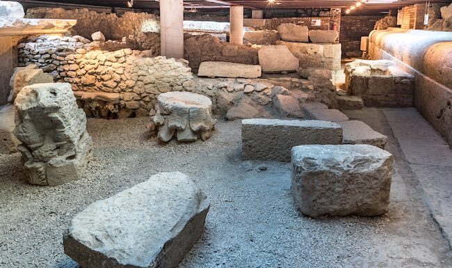 isernia sotterranea area sacra