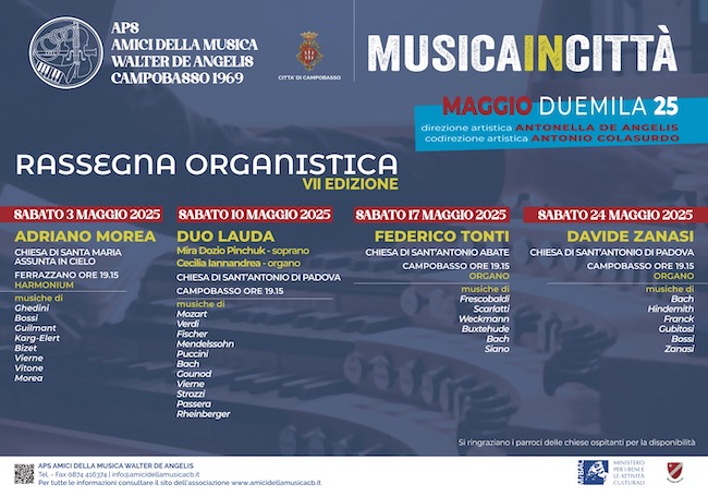 rassegna organistica campobasso 2025