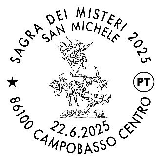 annullo filatelico sagra dei misteri 2025