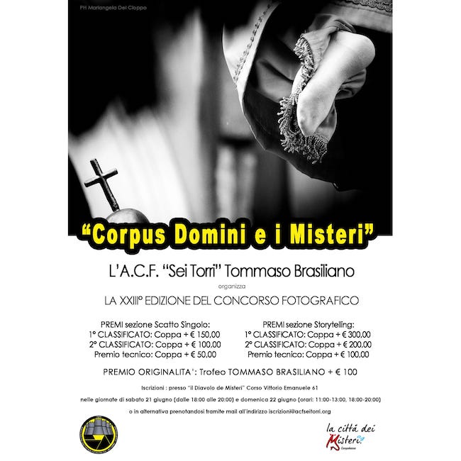 concorso corpus domini misteri