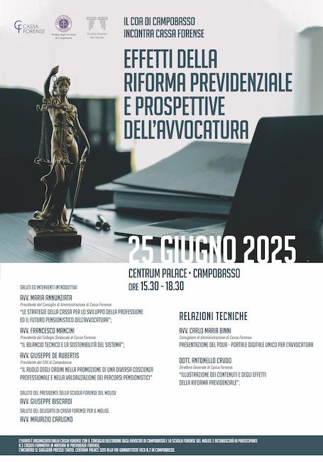 evento cassa forense 25 giugno 2025