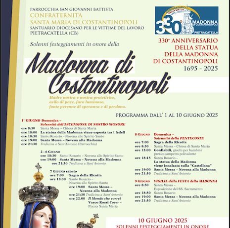 festa madonna ricotta 2025