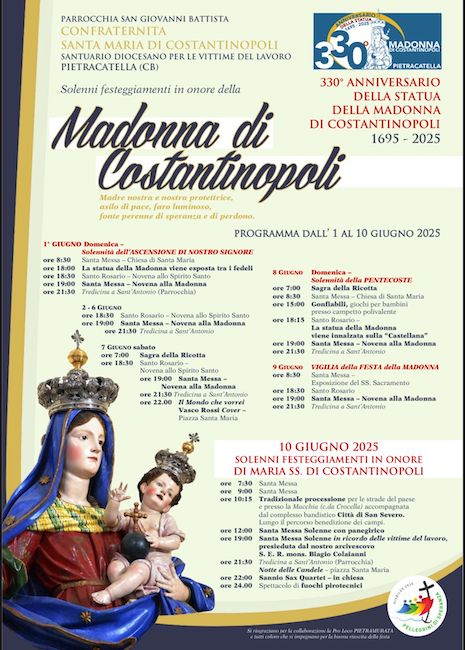 festa madonna ricotta 2025