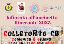 infiorata uncinetto 2025 colletorto