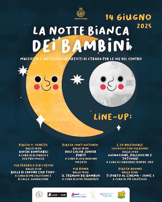 la notte bianca dei bambini 2025