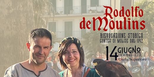 rievocazione storica rodolfo de moulins bojano 2025