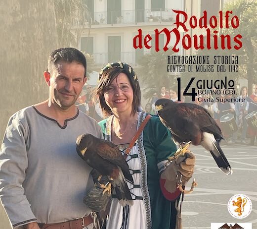 rievocazione storica rodolfo de moulins bojano 2025
