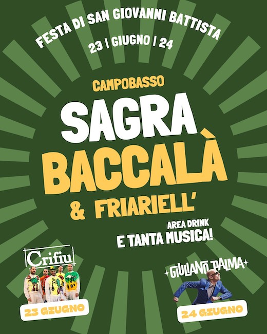 sagra baccalà frierell' campobasso 2025
