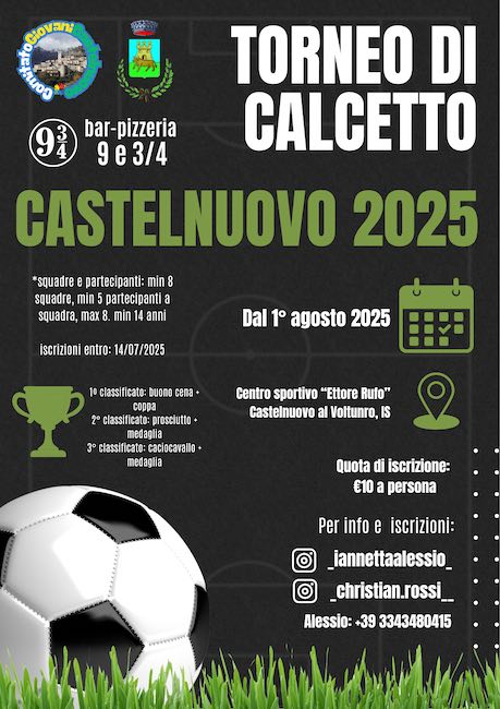 torneo calcetto castelnuovo 2025