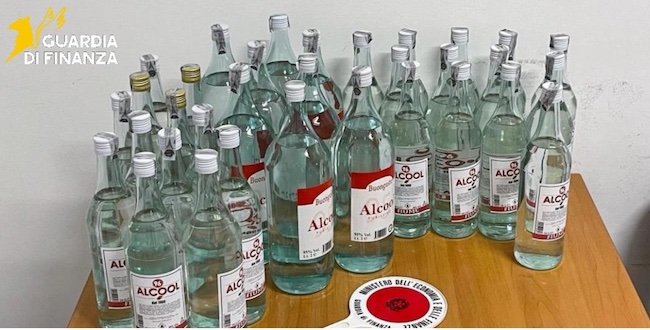alcool sequestrato