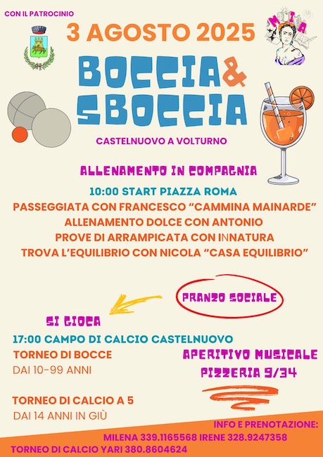 boccia & sboccia 3 agosto 2025