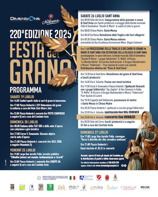 festa del grano jelsi 2025