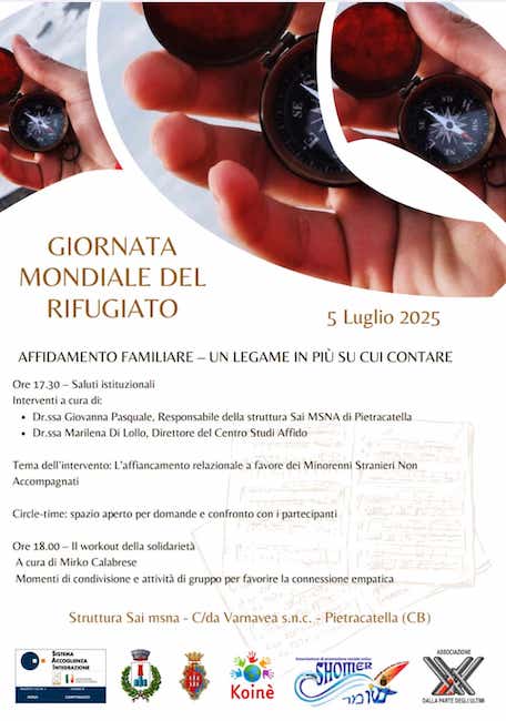 giornata rifugiato 5 luglio 2025