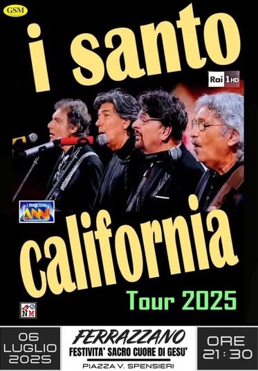 i santo california ferrazzano 2025