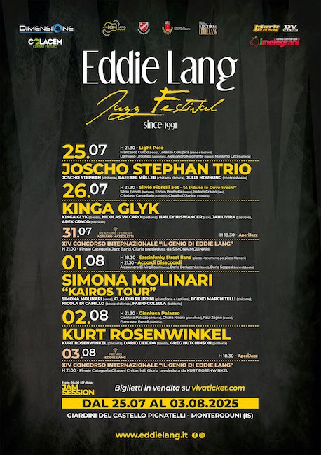 locandina eddie lang jazz festival 2025