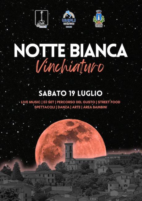 notte bianca vinchiaturo 19 luglio 2025