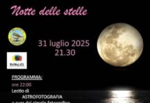 notte delle stelle 31 luglio 2025