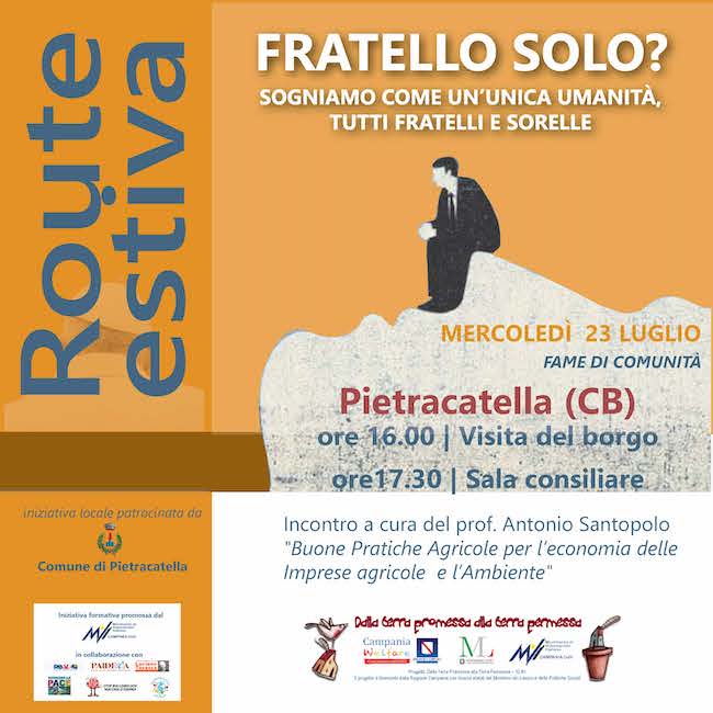 route estiva 2025 pietracatella