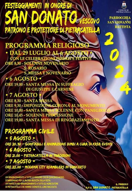 festa san donato pietracatella 2025