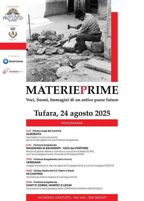 locandina materie prime 2025