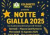 notte gialla coldiretti 2025