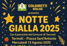 notte gialla coldiretti 2025