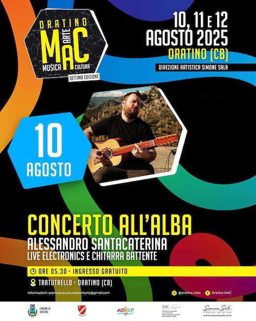 oratino mac 10 agosto 2025