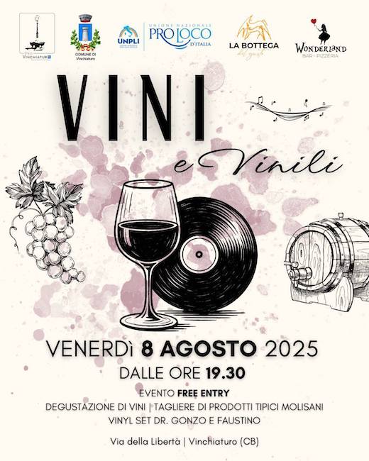 vini vinili vinchiaturo 2025