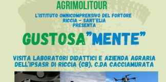 AgriMoliTour fa tappa a Riccia, Istituto Agrario in vetrina con Gustosa “Mente”