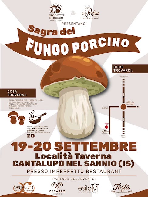 sagra del fungo porcino cantalupo nel sannio 2025