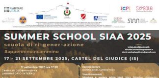 Summer School SIAA 2025 scuola di ri-gener-azione 17 - 21 settembre Castel del Giudice (IS)
