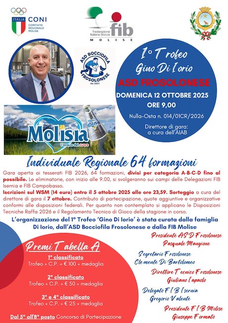 1° trofeo gino di iorio