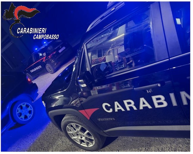 carabinieri campobasso notte