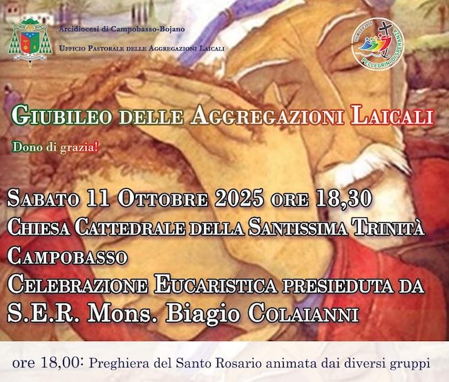 giubileo aggregazioni laicali 2025